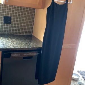 Ann Taylor Black Ankle Length Dress